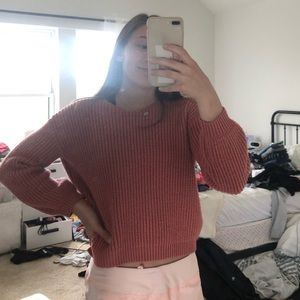 Pink sweater!